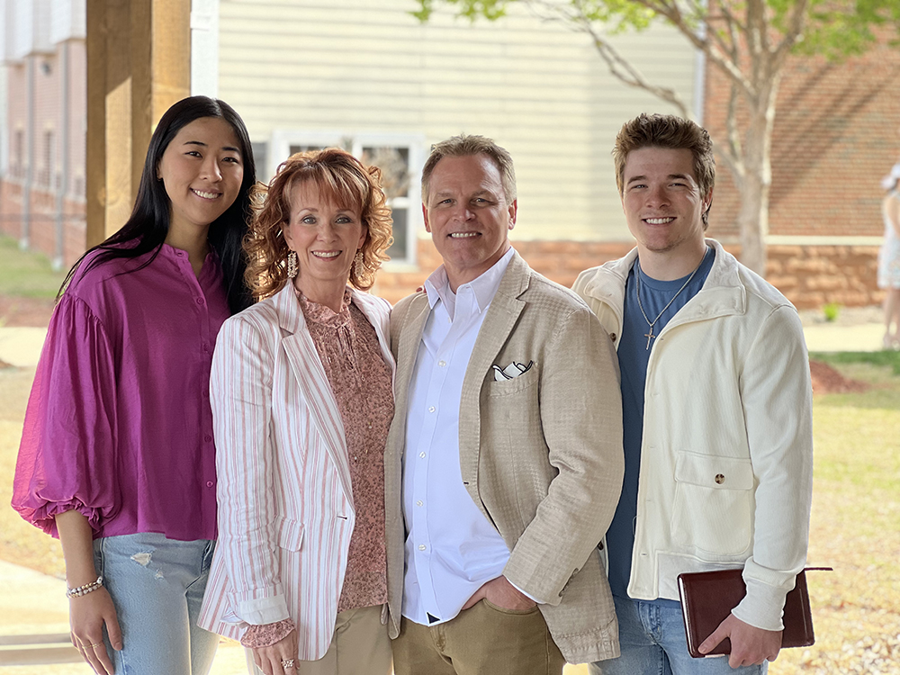 Troy Talley and his family